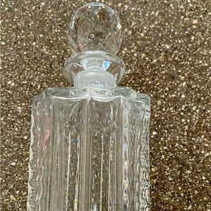 Beautiful crystal decanter